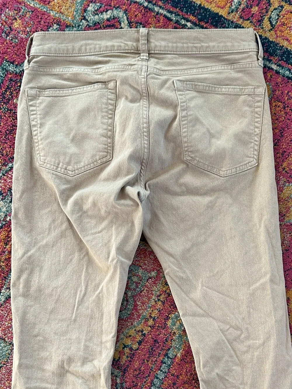 J. Crew | Men’s ‘Dusty Khaki’ Slim Fit Garment Dyed 5-Pocket 484 Jeans Sz 31x32